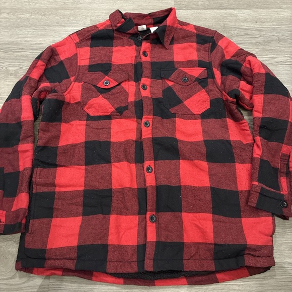 Highland Originals Other - Highland Originals Shirt Mens Fleece Lined Flannel Buffalo Plaid | Size L
